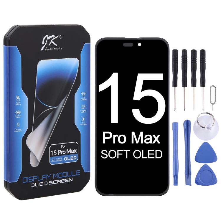 iPhone 15 Pro Max   SOFT OLED Screen Replacement JK